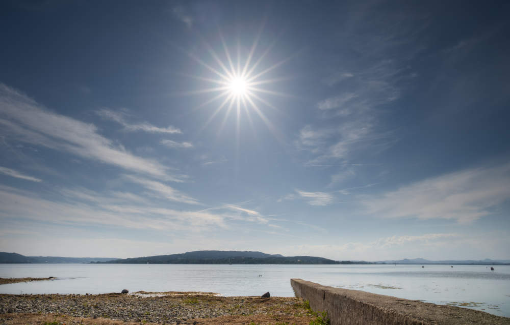 Sonne über dem Untersee
